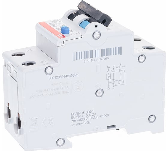 Автоматический выключатель дифференциального тока ABB DSH201R C25 AC30 2CSR245072R1254
