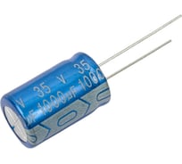 Электролитический конденсатор JB Capacitors 1000мкФ, 35В, -55/105C, 13x20мм, JRB1V102M05001300200000BST-111 30802485