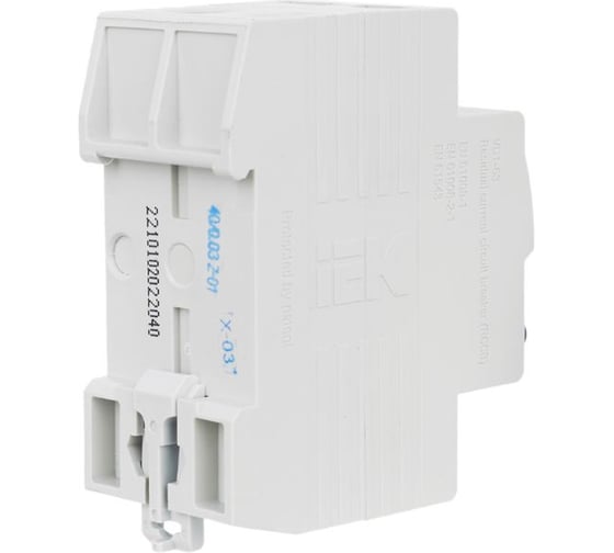 Выключатель дифференциального тока IEK 2п 40A 30mA тип AC ВД1-63 ИЭК MDV10-2-040-030