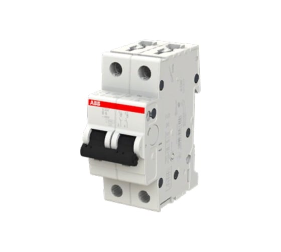 Автоматический выключатель ABB 2-полюсный S202 B6 2CDS252001R0065