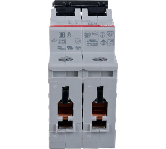 Автоматический выключатель ABB 2-полюсный S202 B10 2CDS252001R0105