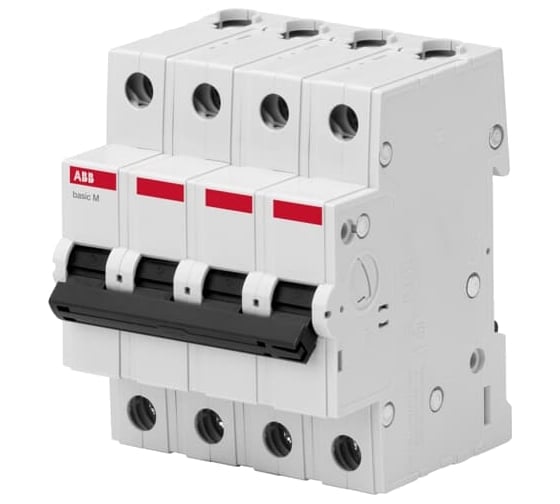Автоматический выключатель ABB 4P, 32A, C, 4,5кА, BMS414C32 2CDS644041R0324 1