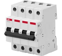 Автоматический выключатель ABB 4P, 16A, C, 4,5кА, BMS414C16 2CDS644041R0164