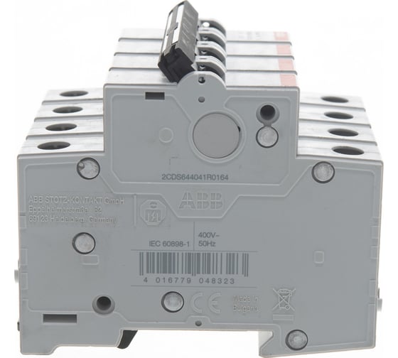 Автоматический выключатель ABB 4P, 16A, C, 4,5кА, BMS414C16 2CDS644041R0164