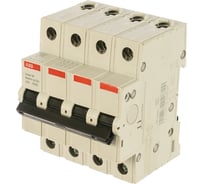 Автоматический выключатель ABB 4P, 50A, C, 4,5кА, BMS414C50 2CDS644041R0504