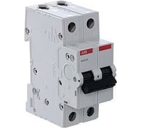 Автоматический выключатель ABB 2P, 63A, C, 4,5кА, BMS412C63 2CDS642041R0634