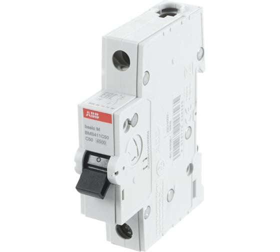 Автоматический выключатель ABB 1P, 50A, C, 4,5кА, BMS411C50 2CDS641041R0504