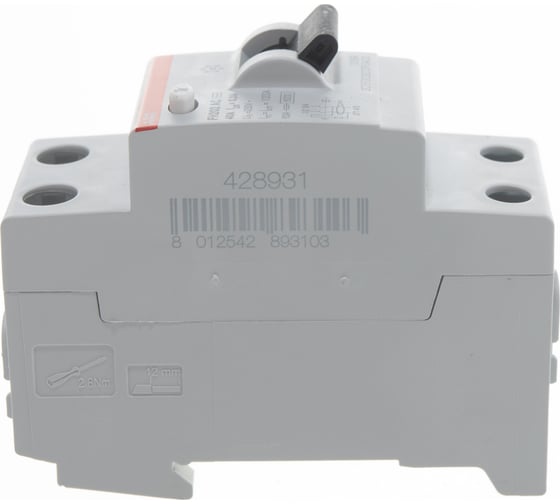 Выключатель дифференциального тока ABB 2 модуля FH202 AC-40/0,3 2CSF202003R3400