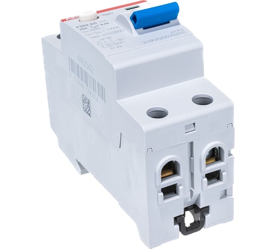 Выключатель дифференциального тока ABB 2 модуля F202 АС-25/0,1 2CSF202001R2250
