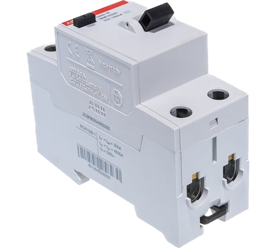 Выключатель дифференциального тока ABB 2P, 25A, 100мA, AC, BMF42225 2CSF602042R2250