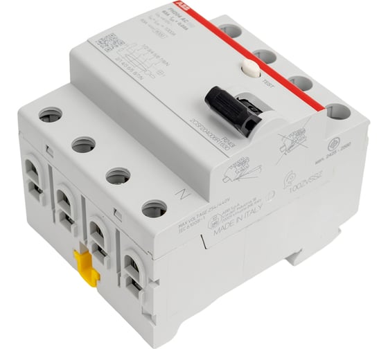 Выключатель дифференциального тока ABB 4 модуля FH204 AC-25/0,1 2CSF204006R2250