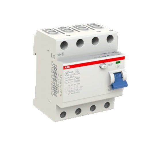 Выключатель дифференциального тока ABB 4 модуля F204 A S-40/0,3 2CSF204201R3400