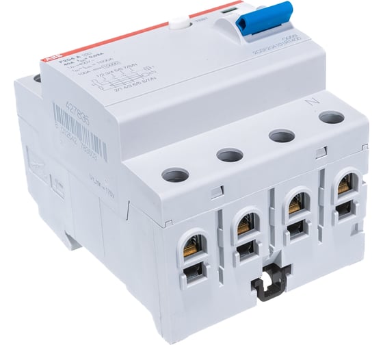 Выключатель дифференциального тока ABB 4 модуля F204 A-40/0.03 2CSF204101R1400
