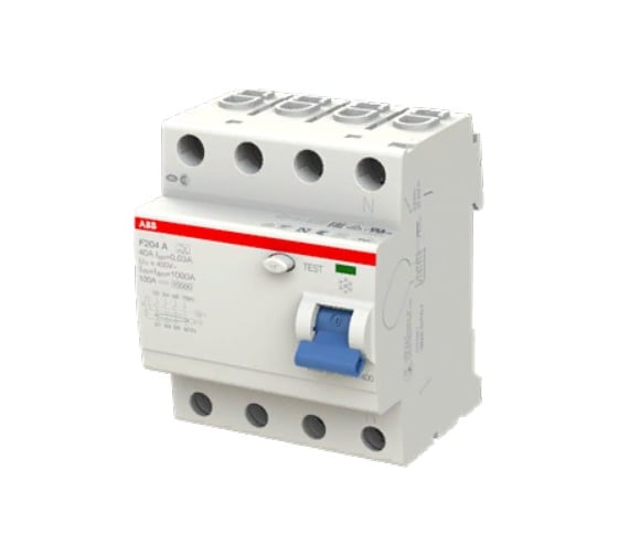 Выключатель дифференциального тока ABB 4 модуля F204 A-63/0,3 2CSF204101R3630