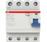 Выключатель дифференциального тока ABB 4 модуля F204 A-63/0,3 2CSF204101R3630 1