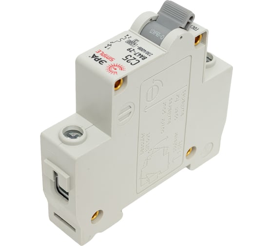 Автоматический выключатель ЭРА SIMPLE ВА 47-29 1P 25А C 4,5кА Б0039222