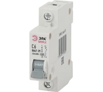 Автоматический выключатель ЭРА SIMPLE ВА 47-29 1P 6А C 4,5кА Б0039218