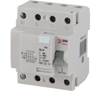 Устройство защитного отключения ЭРА SIMPLE УЗО ВД-40 4P 40А/30мА электронное Б0039265