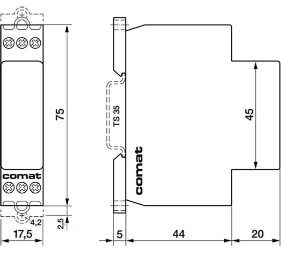 Многофункциональное реле времени ComatReleco CIM1/UC24-240V PN84487