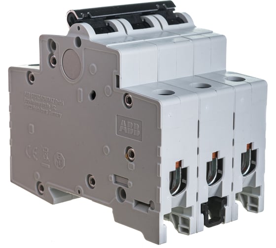 Автоматический трехполюсный выключатель ABB 10А С SH203L 4.5кА 2CDS243001R0104
