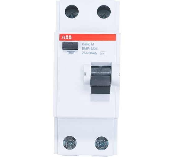 Выключатель дифференциального тока ABB 2P 25A 30мA AC BMF41225 2CSF602041R1250
