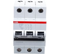 Автоматический трехполюсный выключатель ABB 20А С SH203L 4.5кА 2CDS243001R0204