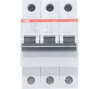 Автоматический трехполюсный выключатель ABB 40А С SH203L 4.5кА 2CDS243001R0404