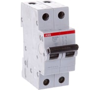 Автоматический двухполюсный выключатель ABB 10А С SH202L 4.5кА 2CDS242001R0104