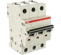 Автоматический трехполюсный выключатель ABB 6А С S203 6кА 2CDS253001R0064