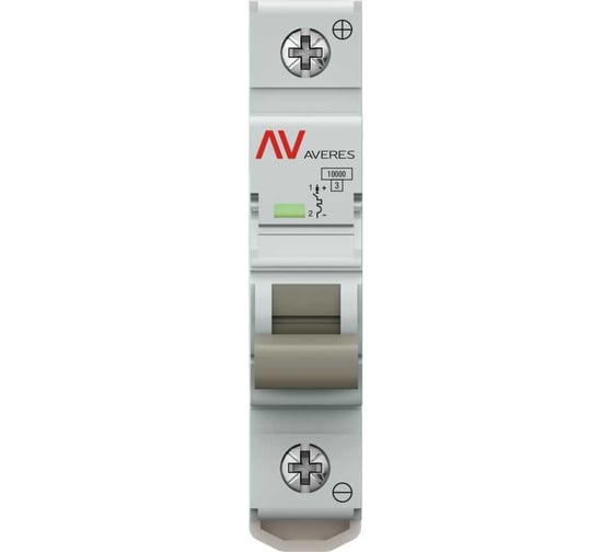 Автоматический выключатель EKF AV-10 DC 1P 16A (C) 10kA AVERES mcb10-DC-1-16C-av 1