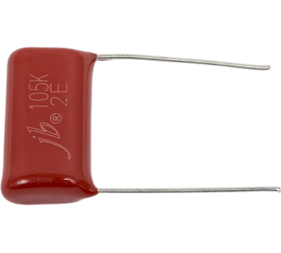 Металлопленочный конденсатор JB Capacitors К73-17 / CL21, 1мкФ, 250В, (23х7х13 / P:20 мм), (105K 2E), JFB02E105K200000B-123