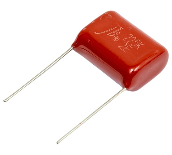 Металлопленочный конденсатор JB Capacitors К73-17 / CL21, 2.2мкФ, 250В, (22х10х16 / P:20 мм), (225K 2E), JFB02E225K200000B-125