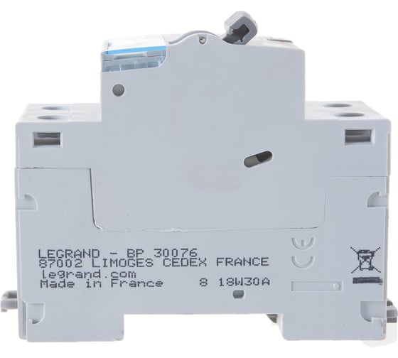 Выключатель дифференциального тока Legrand DX3 2П 25А 300мА-AC 411524