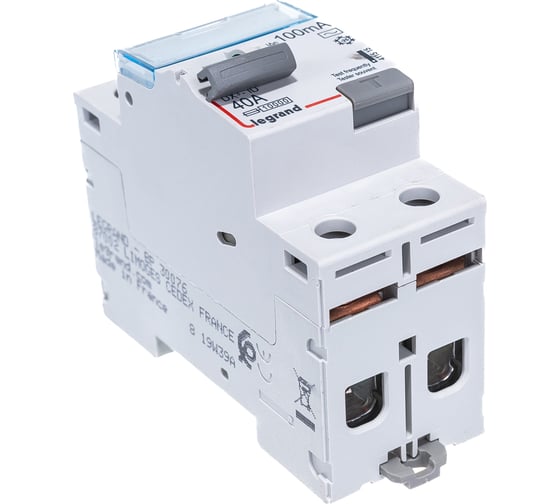 Выключатель дифференциального тока Legrand DX3 2П 40А 100мА-AC 411515
