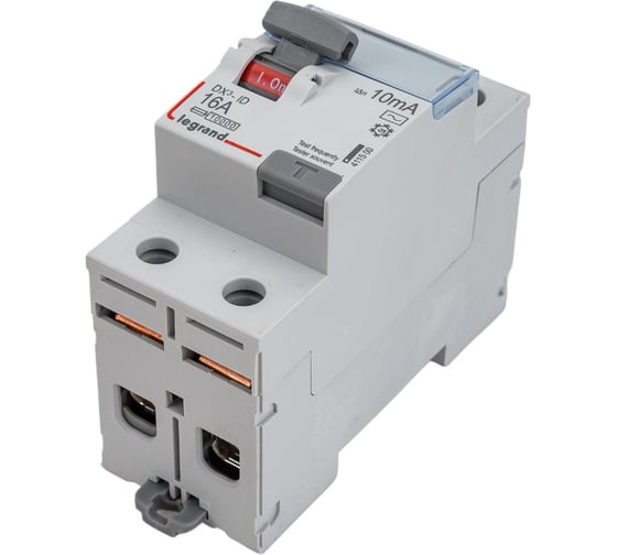 Выключатель дифференциального тока Legrand DX3 2П 16А 10мА-AC 411500