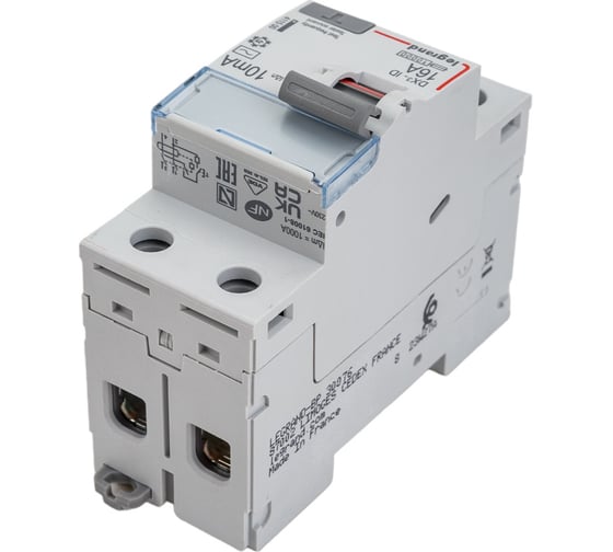 Выключатель дифференциального тока Legrand DX3 2П 16А 10мА-AC 411500