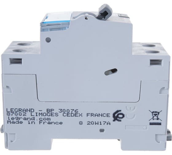 Выключатель дифференциального тока Legrand DX3 2П 40А 30мА-AC 411505