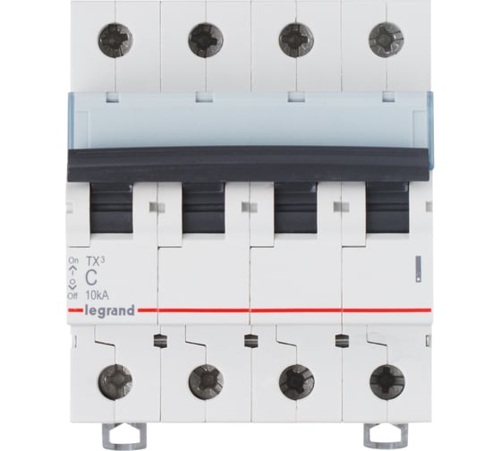 Автоматический выключатель Legrand TX3 C16A 4П 6000 404070