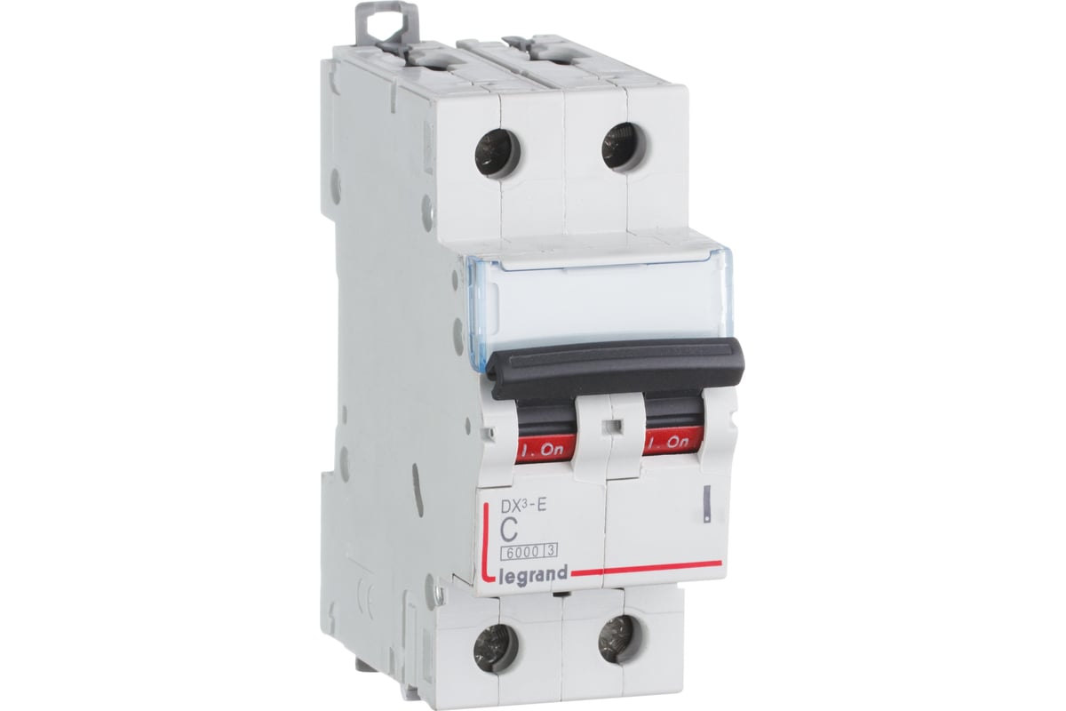 Автоматический выключатель Legrand DX3-E C50 2П 6000/6kA 407282 ...