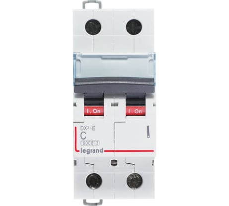 Автоматический выключатель Legrand DX3-E C25 2П 6000/6kA 407279