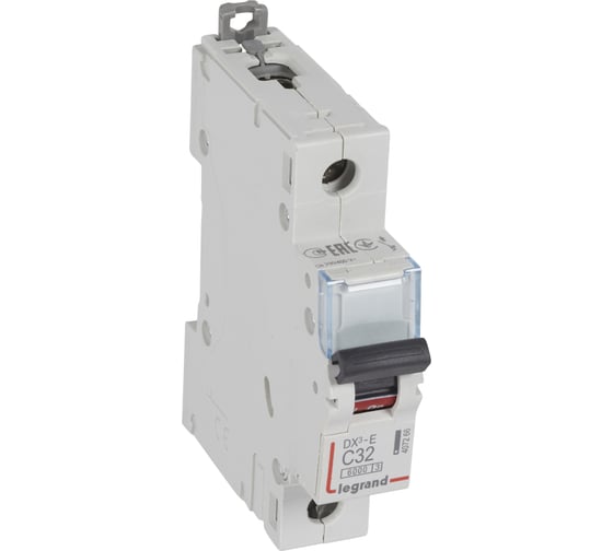 Автоматический выключатель Legrand DX3-E C32 1П 6000/6kA 407266