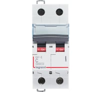 Автоматический выключатель Legrand DX3-E C10 2П 6000/6kA 407275