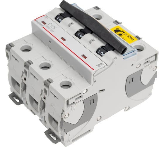 Автоматический выключатель Legrand DX3 3П C125A 10kA/16kA 409282