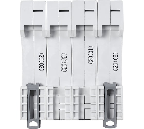 Автоматический выключатель Legrand Rx3 4,5ka 20а 4п C 419742