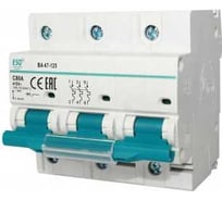 Автоматический выключатель ESQ ВА 47-125 3 полюса, 125А, ток короткого замыкания 10кА, хар-ка С 14.03.03.000003