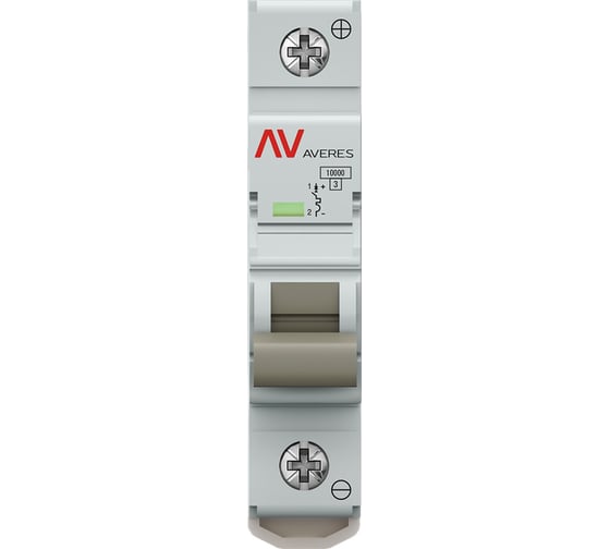 Автоматический выключатель EKF AV-10 DC 1P 1A (C) 10kA AVERES mcb10-DC-1-01C-av