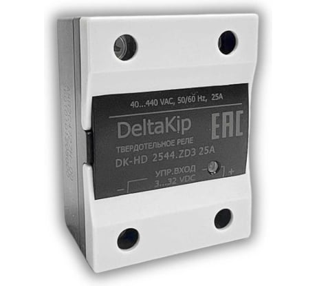 Общепромышленное однофазное твердотельное реле DELTAKIP DK1-2544.ZD3, 25А, 3...32VDC DK-F0000002