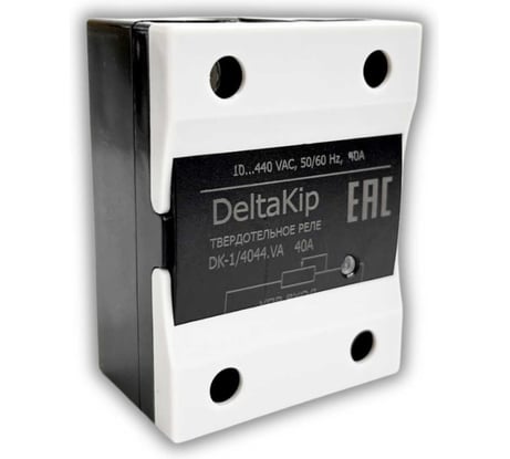 Однофазное твердотельное реле DELTAKIP для регулирования напряжения DK1-4044.VA, 40А, 470...560 кОм DK-F0000011