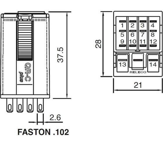 Промежуточное реле ComatReleco C9-A42/DC24V PN85042
