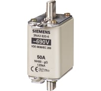 Низковольтная плавкая вставка Siemens GL/GG 3NA3830-6